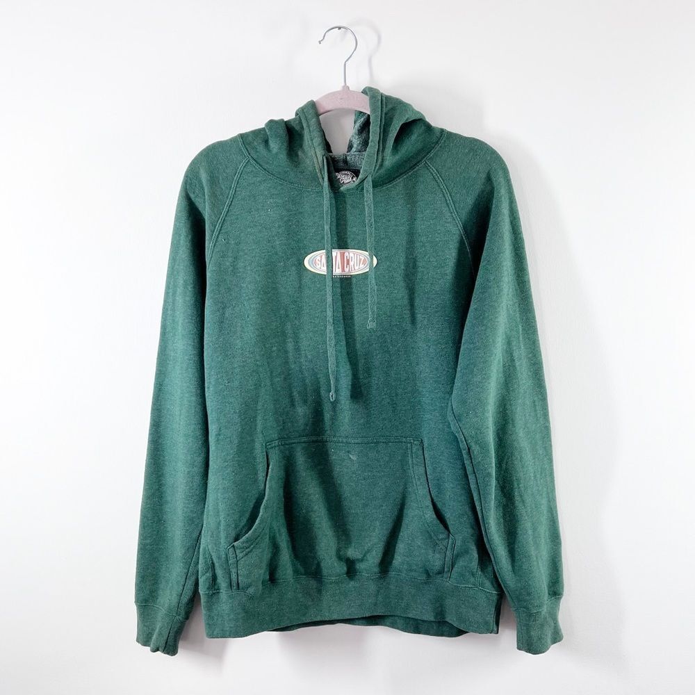 Santa cruz skateboards‎ green hoodie